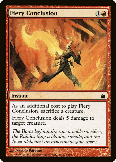 Conclusão Flamejante — Ravnica: City of Guilds 122
