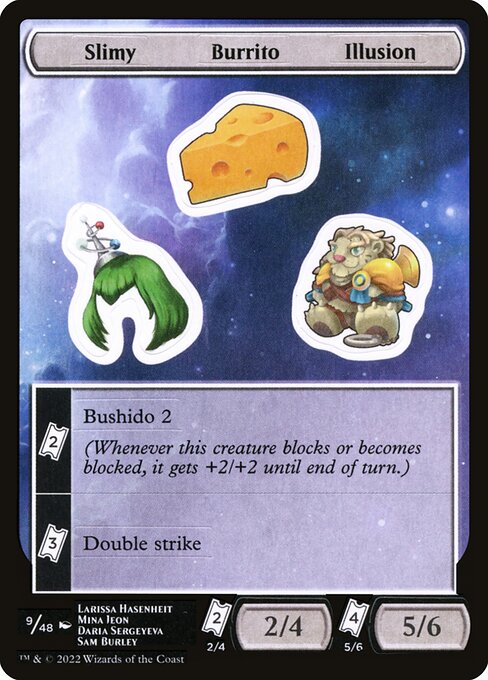 Slimy Burrito Illusion — Unfinity Sticker Sheets 9