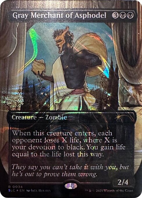 Mercador Cinzento de Asfódelos — Secret Lair Countdown 34
