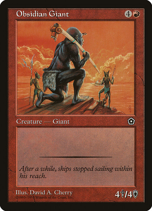 Obsidian Giant — Portal Second Age 109