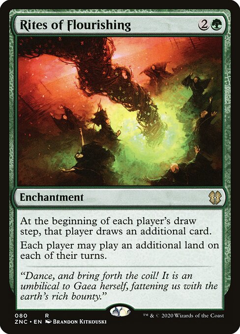 Ritos de Desabrochar — Zendikar Rising Commander 80