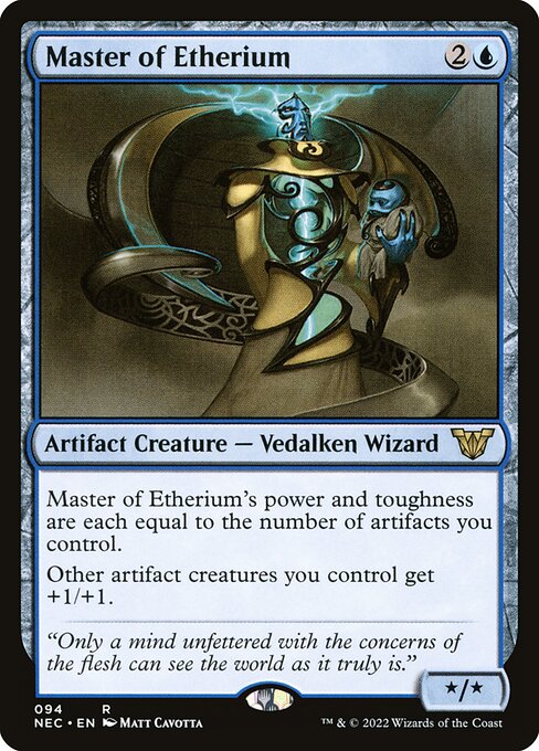 Mestre do Etherium — Neon Dynasty Commander 94