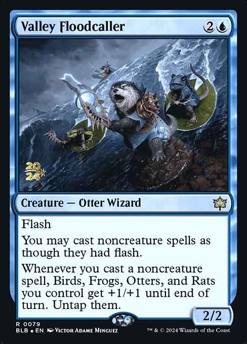 Valley Floodcaller — Bloomburrow Promos 79s