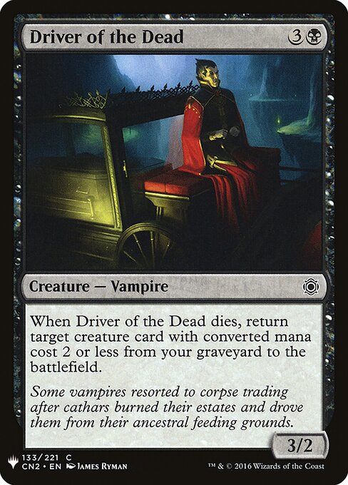 Condutor dos Mortos — The List CN2-133