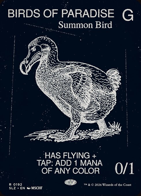 Aves do Paraíso — The Zeta Set 192