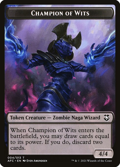 Champion of Wits — Forgotten Realms Commander Tokens 4
