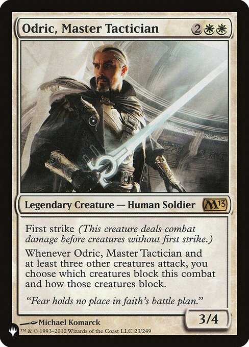 Odric, Estrategista Mestre — The List M13-23