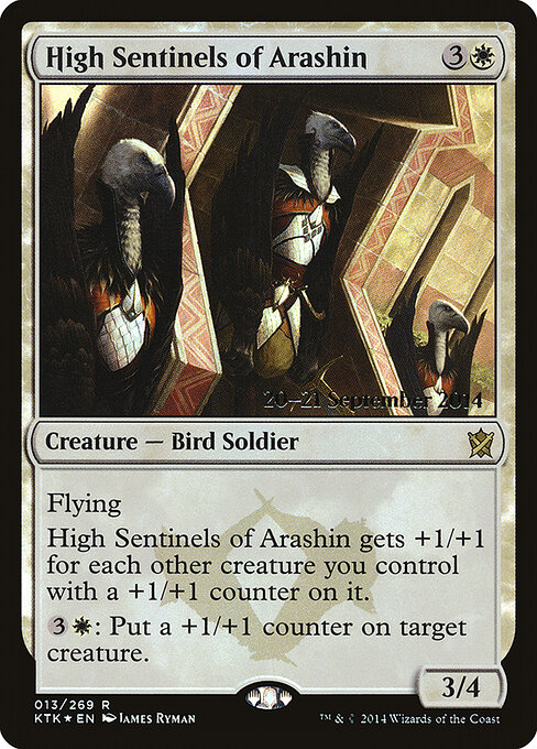 Altas Sentinelas de Arashin — Khans of Tarkir Promos 13s