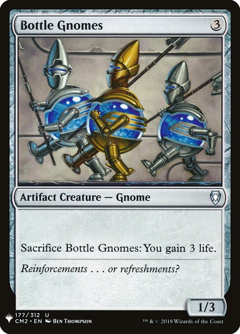 Gnomos de Garrafa — The List CM2-177
