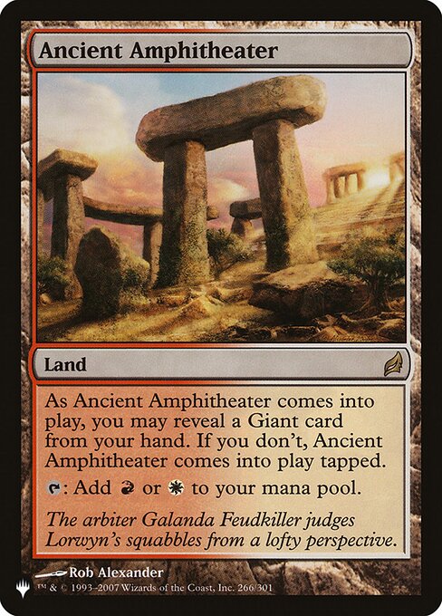 Anfiteatro Vetusto — The List LRW-266