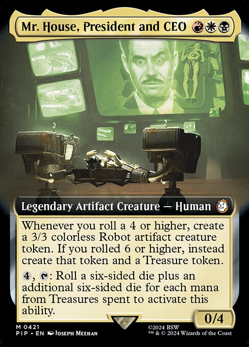 Mr. House, President and CEO — Fallout 421