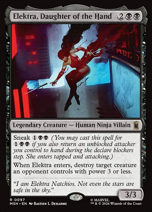 Elektra, Daughter of the Hand — Marvel Super Heroes 97