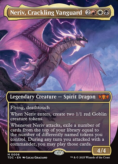 Neriv, Crackling Vanguard — Tarkir: Dragonstorm Commander 6