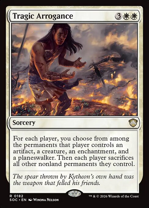 Arrogância Trágica — Secrets of Strixhaven Commander 182
