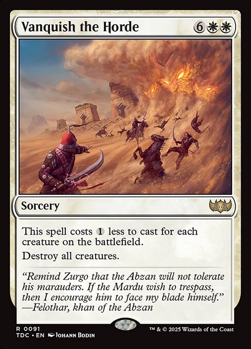 Subjugar a Horda — Tarkir: Dragonstorm Commander 91