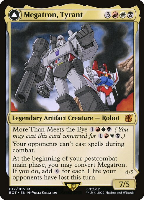 Megatron, Tyrant — Transformers 12