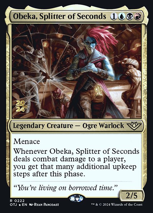 Obeka, Fracionadora de Segundos — Outlaws of Thunder Junction Promos 222s