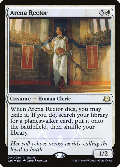Arena Rector — Judge Gift Cards 2020 1