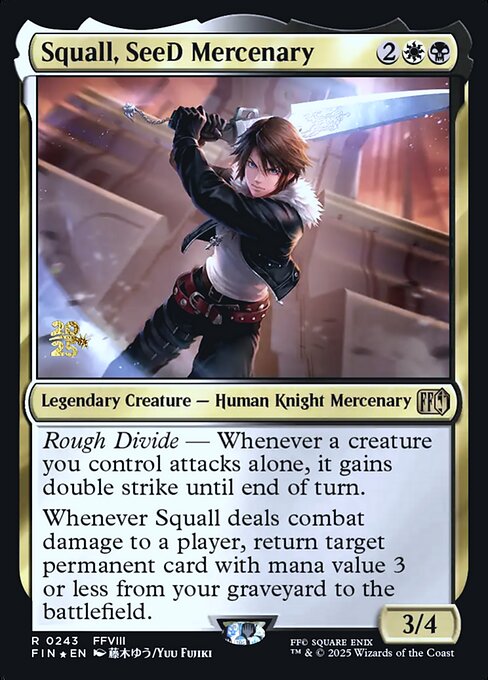 Squall, SeeD Mercenary — Final Fantasy Promos 243s