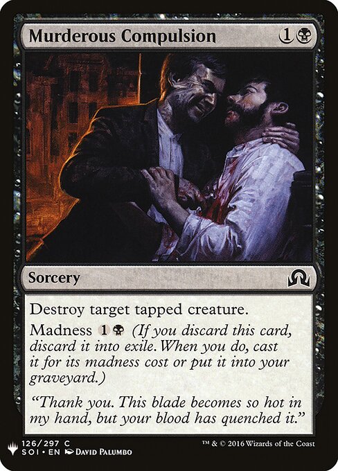 Compulsão Assassina — The List SOI-126