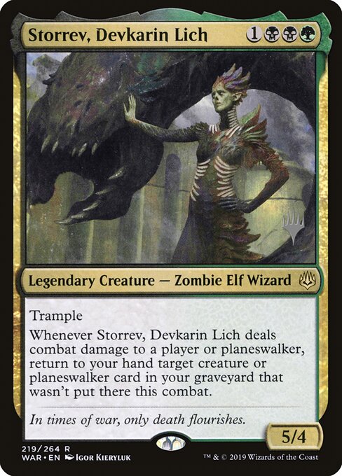Storrev, Lich Devkarin — War of the Spark Promos 219p