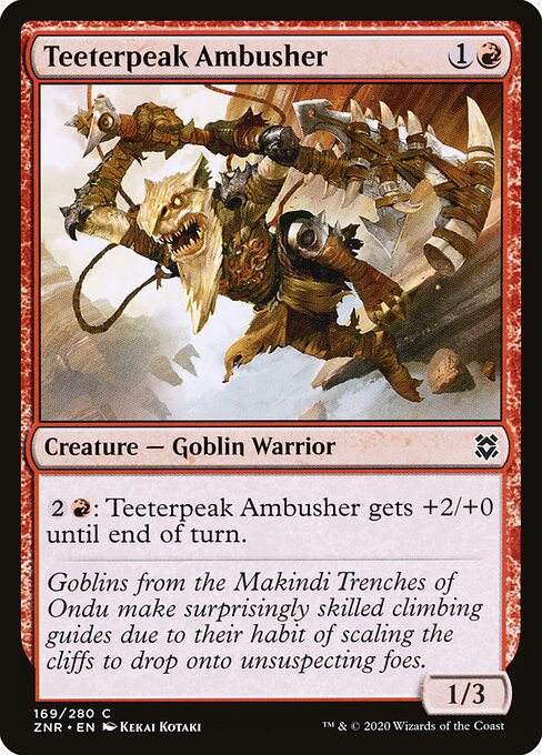 Emboscador dos Picos Vacilantes — Zendikar Rising 169