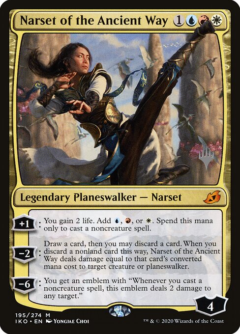 Narset do Caminho Antigo — Ikoria: Lair of Behemoths Promos 195p