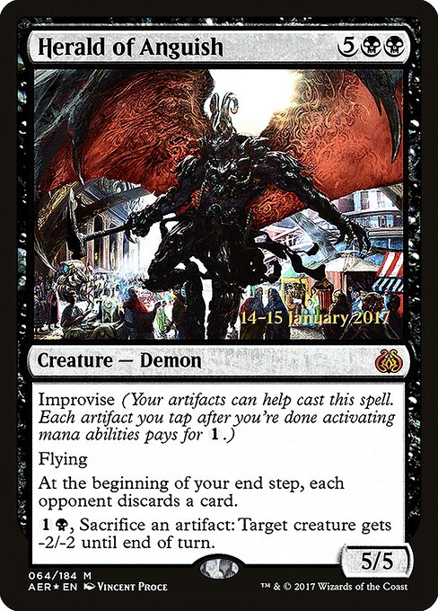 Arauto da Angústia — Aether Revolt Promos 64s