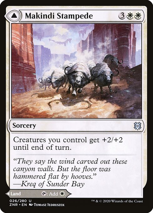 Makindi Stampede — Zendikar Rising 26