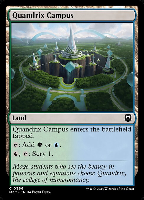 Campus de Quandrix — Modern Horizons 3 Commander 366