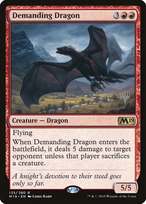Dragão Reivindicativo — Core Set 2019 Promos 135p