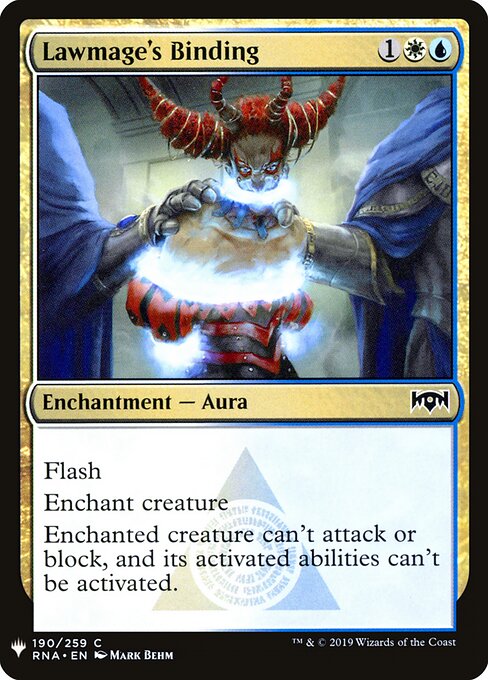 Selamento do Mago Legista — The List RNA-190