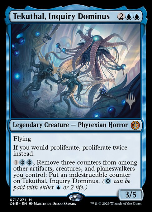 Tekuthal, Dominus do Inquérito — Phyrexia: All Will Be One Promos 71p