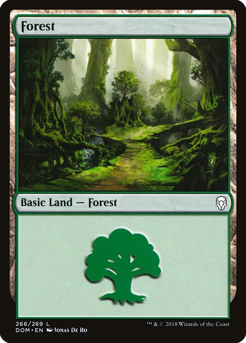 Floresta — Dominaria 266