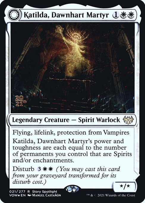 Katilda, Dawnhart Martyr — Innistrad: Crimson Vow Promos 21s