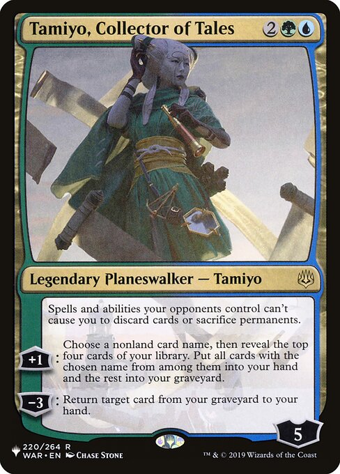 Tamiyo, Colecionadora de Histórias — The List WAR-220