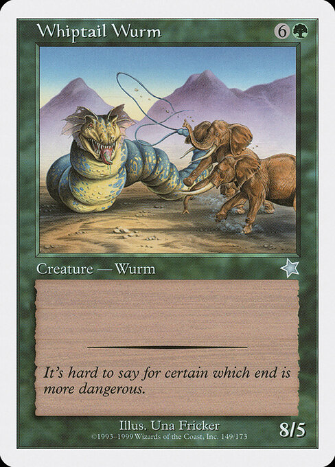 Whiptail Wurm — Starter 1999 149