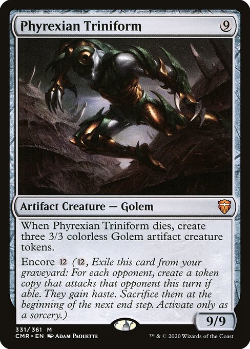 Triniforme Phyrexiano — Commander Legends 331
