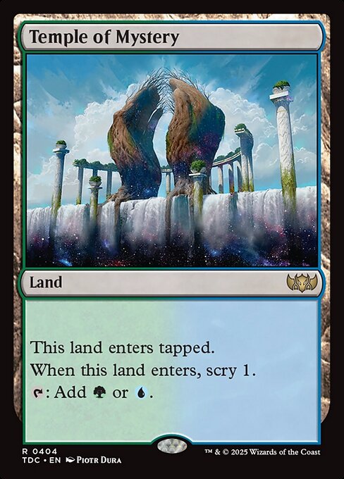 Templo do Mistério — Tarkir: Dragonstorm Commander 404
