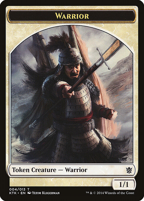 Warrior — Khans of Tarkir Tokens 4