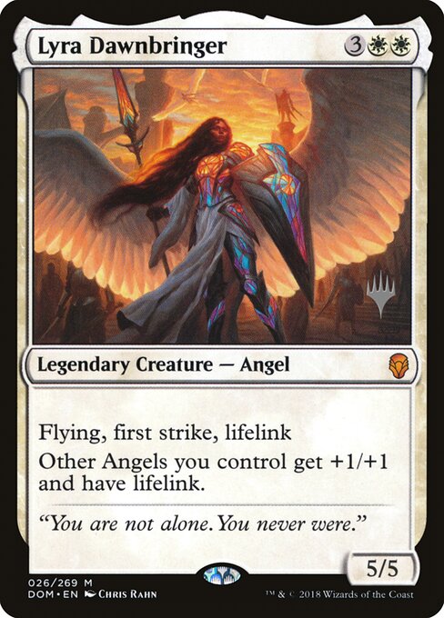 Lyra, Portadora da Alvorada — Dominaria Promos 26p