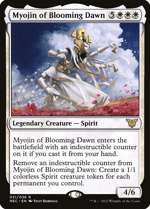 Myojin da Aurora Florescente — Neon Dynasty Commander 31