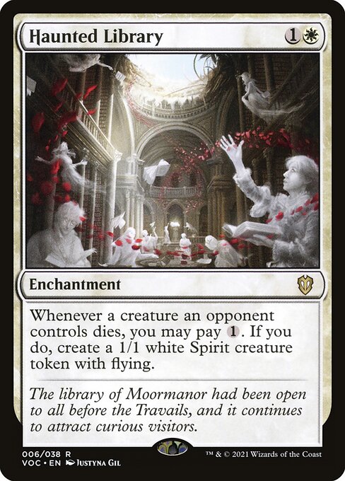 Biblioteca Assombrada — Crimson Vow Commander 6
