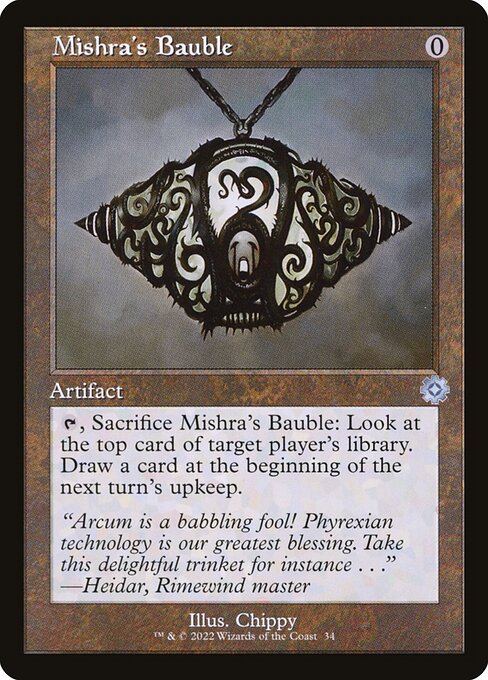 Bijuteria de Mishra — The Brothers' War Retro Artifacts 34