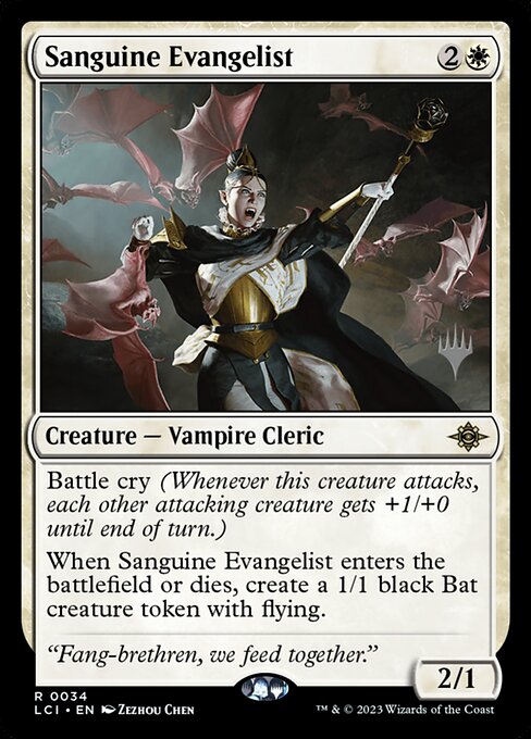 Evangelista Sanguínea — The Lost Caverns of Ixalan Promos 34p