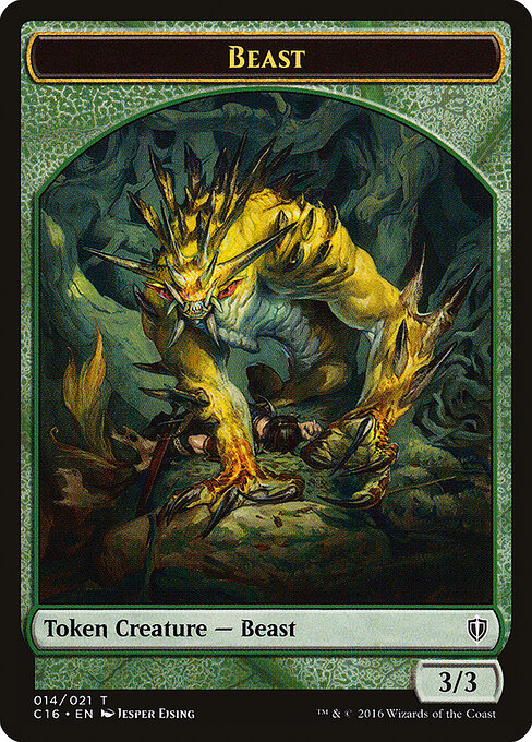 Beast — Commander 2016 Tokens 14