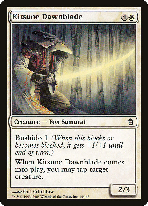Kitsune Espada do Alvorecer — Saviors of Kamigawa 16