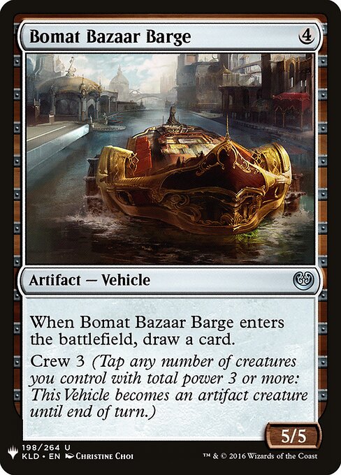 Barca do Bazar de Bomat — The List KLD-198