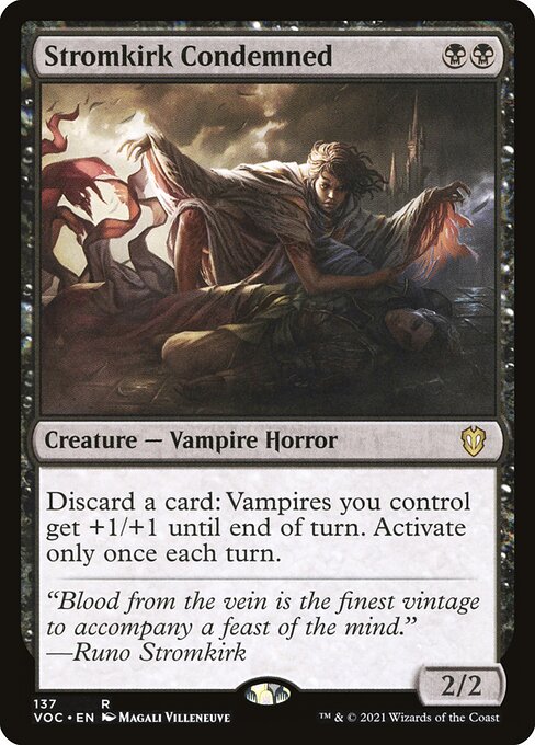 Condenado Stromkirk — Crimson Vow Commander 137