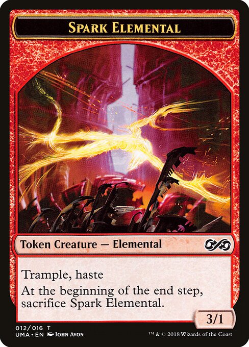 Spark Elemental — Ultimate Masters Tokens 12